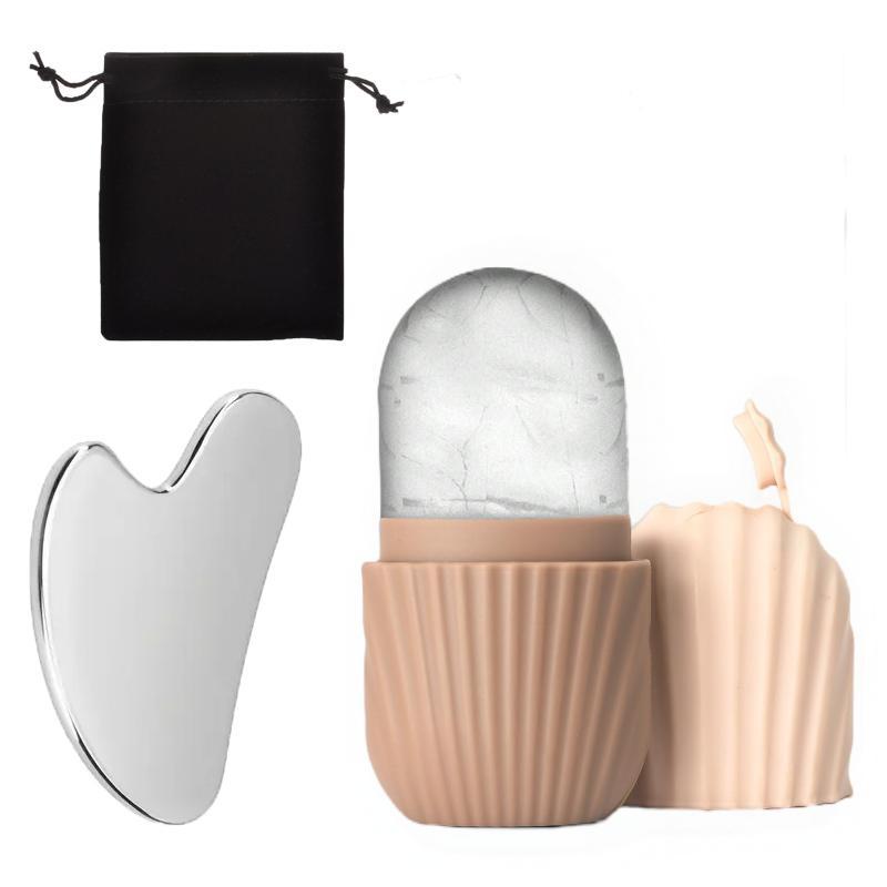 Lumio - Silicone ice cube tray gua sha board