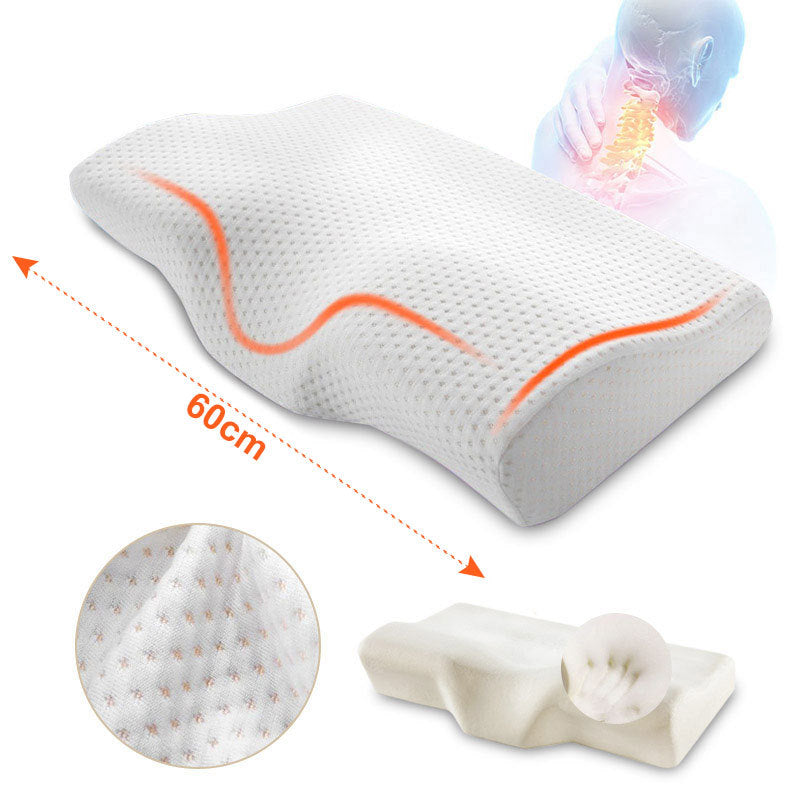 Lumio - Men's and Women's Pillows Memory Foam Neck Protection Orthopedic Pillow