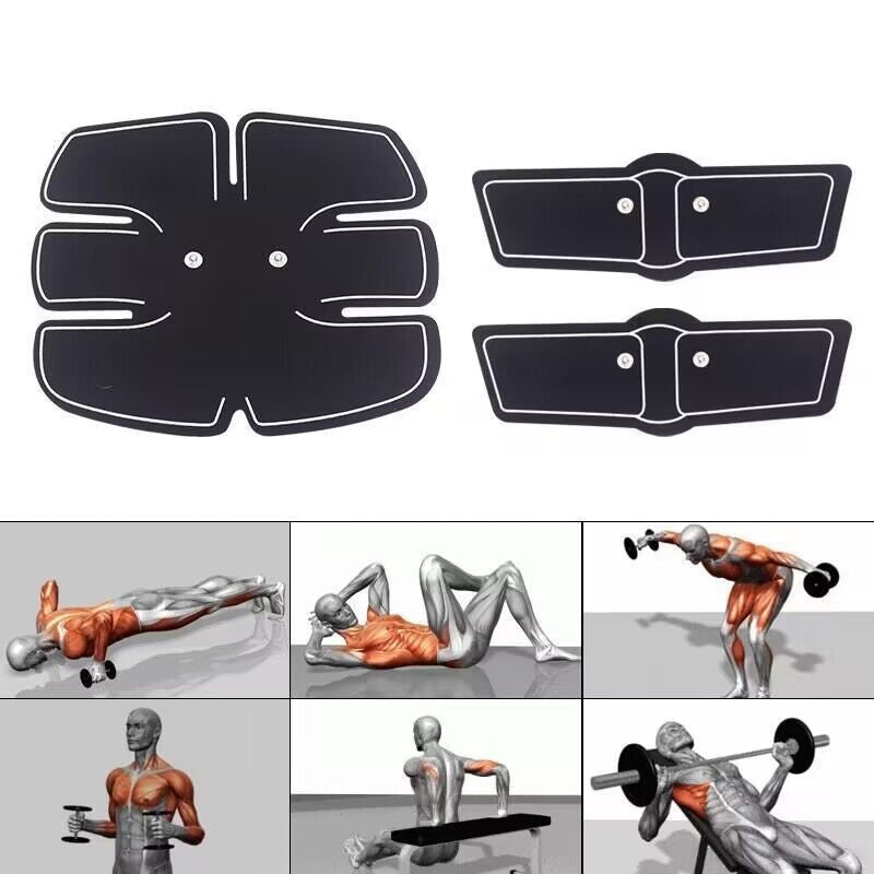 Lumio - Rechargeable EMS Abdominal Muscle Massager with Arm Patches