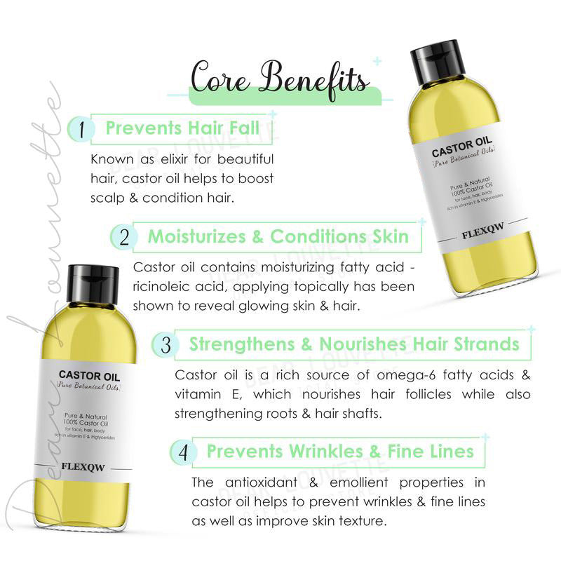 Lumio - Castor Oil Massage Oil for Body Care
