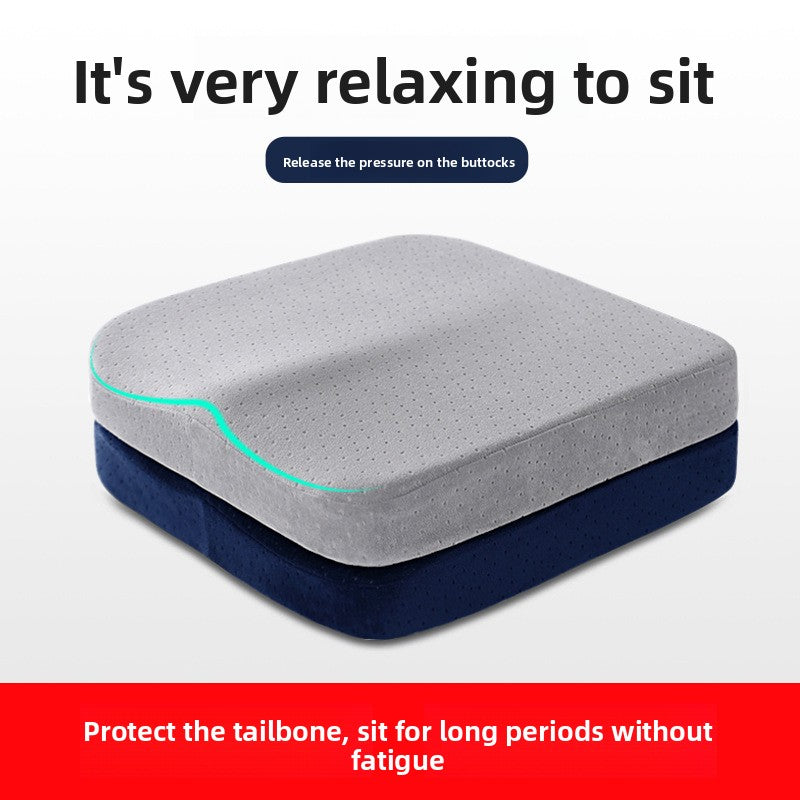 Lumio - Square Memory Foam Cushion for Office Chair / Car Seat