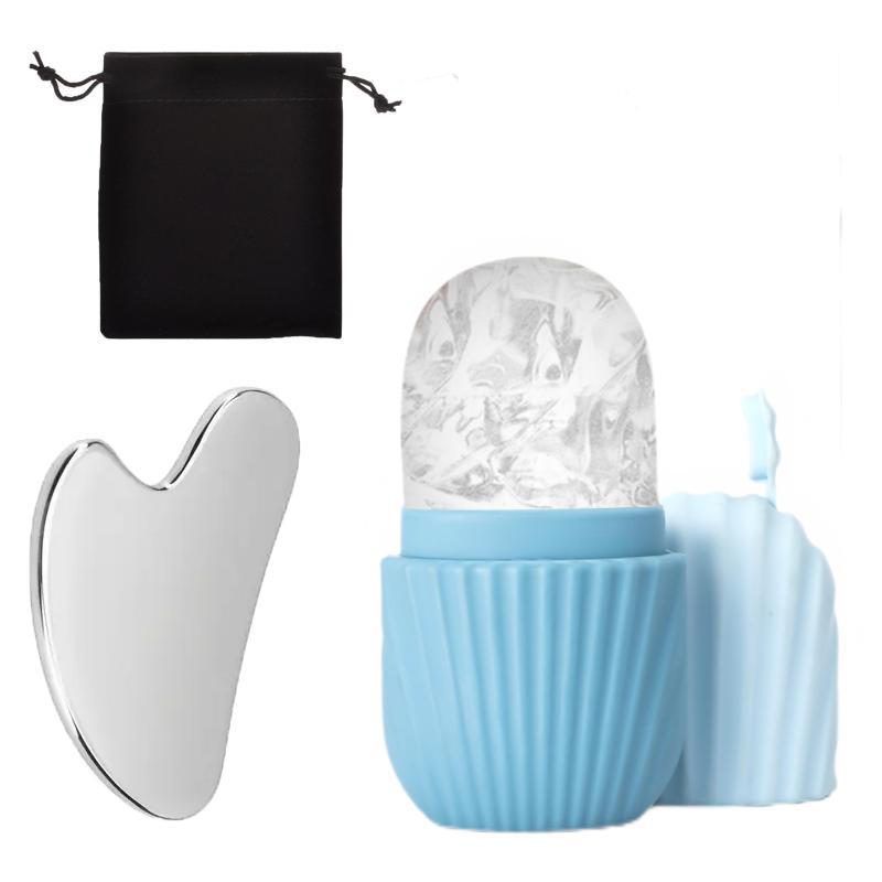Lumio - Silicone ice cube tray gua sha board