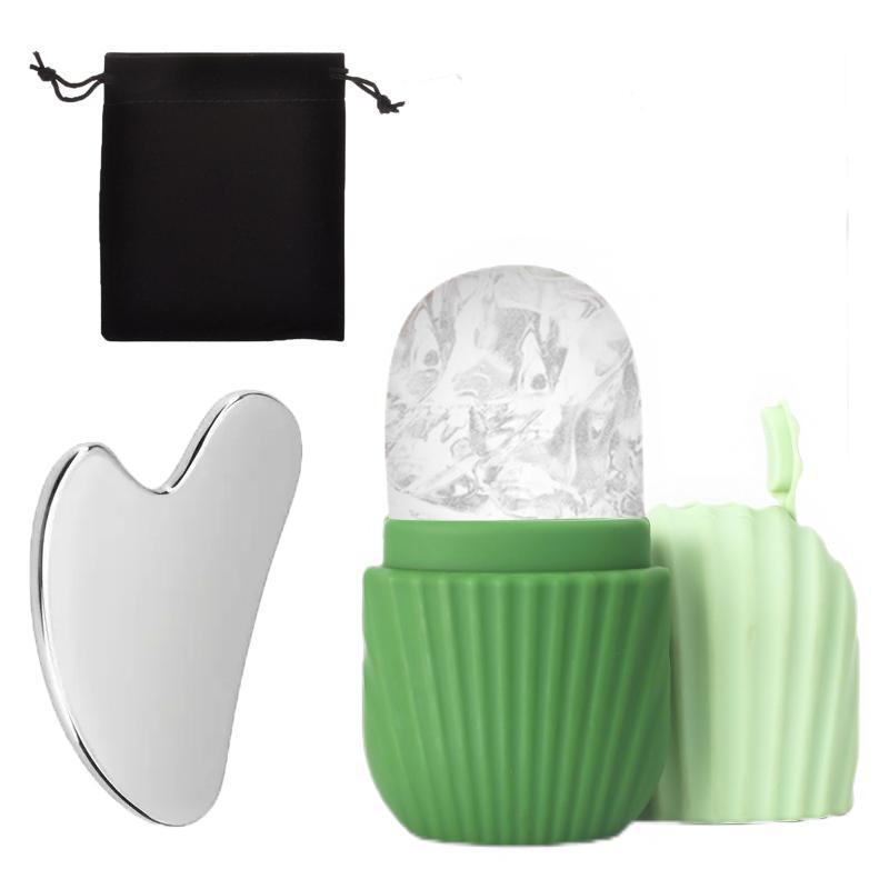 Lumio - Silicone ice cube tray gua sha board