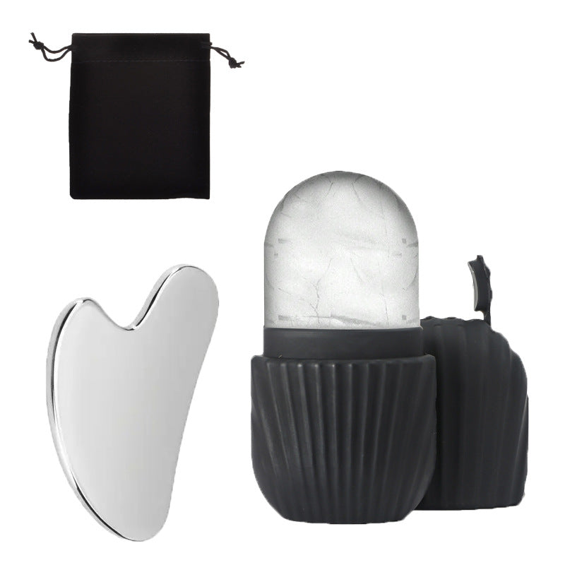 Lumio - Silicone ice cube tray gua sha board